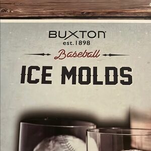 Buxton Baseball (2) Ice Molds